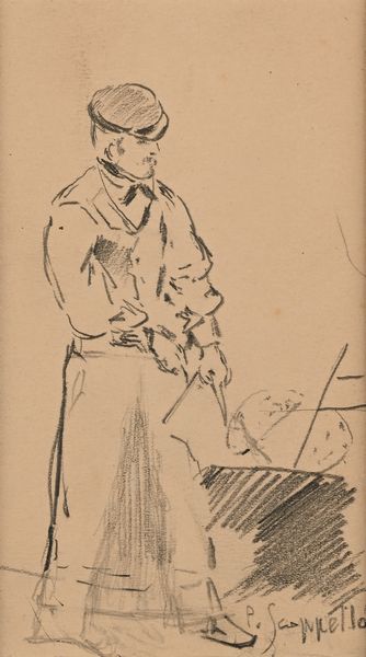 Pietro Scoppetta : Lavoro in cartiera  - Asta Dipinti del XIX e XX secolo - Associazione Nazionale - Case d'Asta italiane