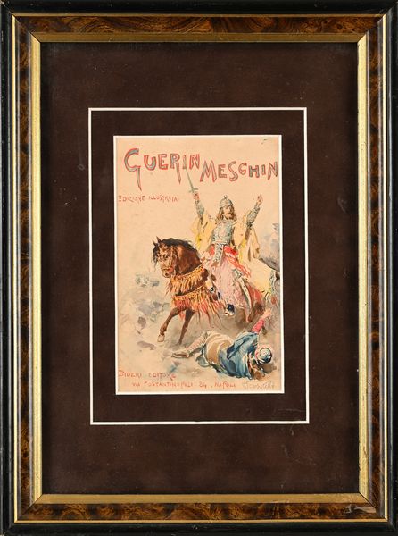 Pietro Scoppetta : 'Guerin Meschin'  - Asta Dipinti del XIX e XX secolo - Associazione Nazionale - Case d'Asta italiane