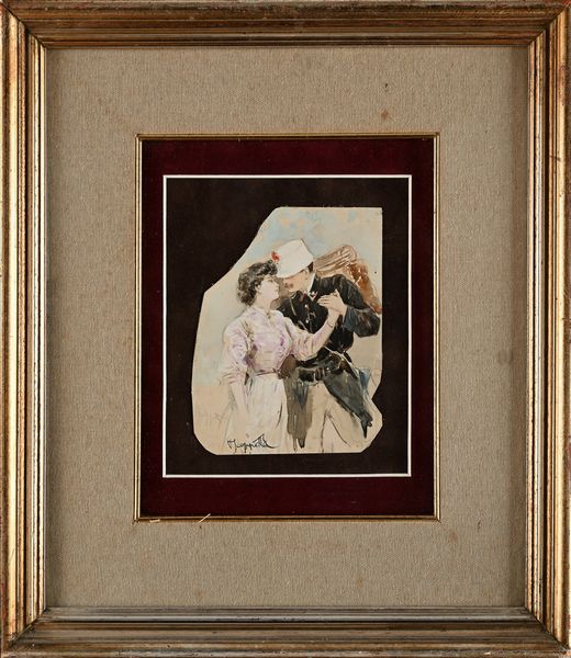 Pietro Scoppetta : 'Carmela mia'  - Asta Dipinti del XIX e XX secolo - Associazione Nazionale - Case d'Asta italiane