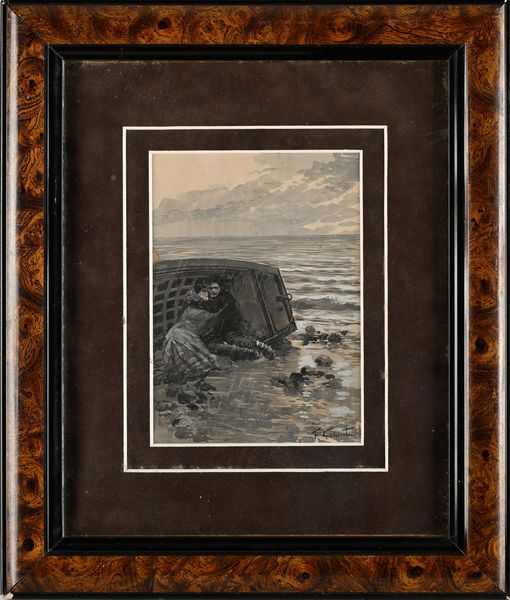 Francesco Galante : Tavola per illustrazione di �Racconti della Steppa�  - Asta Dipinti del XIX e XX secolo - Associazione Nazionale - Case d'Asta italiane