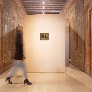 Scuola italiana del XIX secolo : Pastorella con gregge di pecore  - Asta Dipinti del XIX e XX secolo - Associazione Nazionale - Case d'Asta italiane