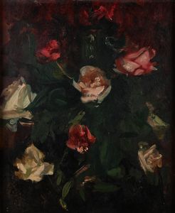 GUIDO TALLONE - Rose in un vaso