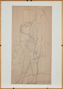 Alessio Issupoff : Studio di uomo di Viatka (Russia)  - Asta Dipinti del XIX e XX secolo - Associazione Nazionale - Case d'Asta italiane