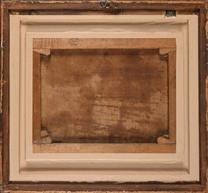 Vincenzo Montefusco : Il rimprovero della moglie  - Asta Dipinti del XIX e XX secolo - Associazione Nazionale - Case d'Asta italiane