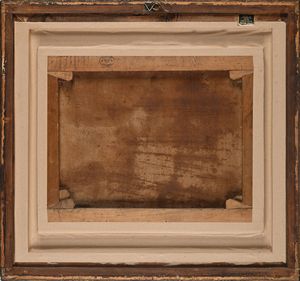 Vincenzo Montefusco : Il rimprovero della moglie  - Asta Dipinti del XIX e XX secolo - Associazione Nazionale - Case d'Asta italiane