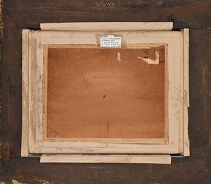 Eugenio Viti : Piazza a Massalubrense  - Asta Dipinti del XIX e XX secolo - Associazione Nazionale - Case d'Asta italiane