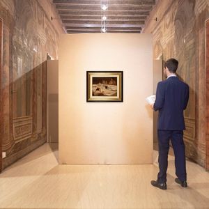 Francesco Galante : Un momento di riposo  - Asta Dipinti del XIX e XX secolo - Associazione Nazionale - Case d'Asta italiane