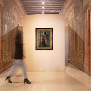 Eugenio Viti : Maternit�  - Asta Dipinti del XIX e XX secolo - Associazione Nazionale - Case d'Asta italiane