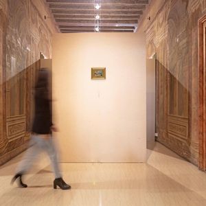 Gennaro Villani : Spiaggia affollata in una giornata di sole  - Asta Dipinti del XIX e XX secolo - Associazione Nazionale - Case d'Asta italiane