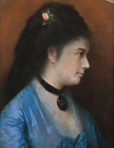 José Villegas Y Cordero - Ritratto di Marianna Emiliani