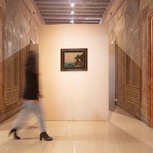 Nicolas De Corsi : Paesaggio costiero  - Asta Dipinti del XIX e XX secolo - Associazione Nazionale - Case d'Asta italiane