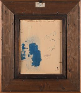 Ezelino Briante : Una terrazza assolata  - Asta Dipinti del XIX e XX secolo - Associazione Nazionale - Case d'Asta italiane