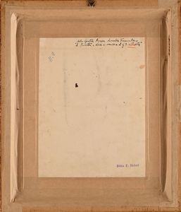 Pietro Scoppetta : 'a Picciotta'  - Asta Dipinti del XIX e XX secolo - Associazione Nazionale - Case d'Asta italiane