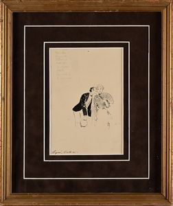 Pietro Scoppetta : 'Sign�, dicite s�'  - Asta Dipinti del XIX e XX secolo - Associazione Nazionale - Case d'Asta italiane