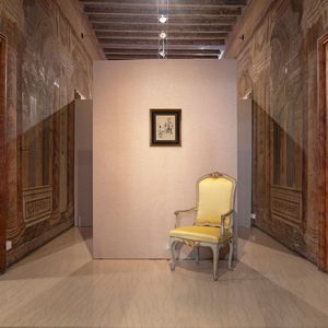 Pietro Scoppetta : Disegno per la copertina della canzone 'Lariul�'  - Asta Dipinti del XIX e XX secolo - Associazione Nazionale - Case d'Asta italiane