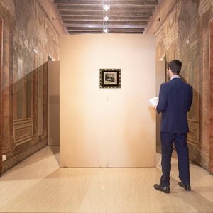 Francesco Galante : La morte di Salom� - Tavola per illustrazione  - Asta Dipinti del XIX e XX secolo - Associazione Nazionale - Case d'Asta italiane