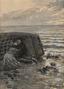Francesco Galante - Tavola per illustrazione di ‘Racconti della Steppa’