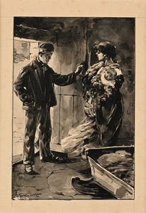 Francesco Galante - Tavola per illustrazione di ‘Racconti della Steppa’
