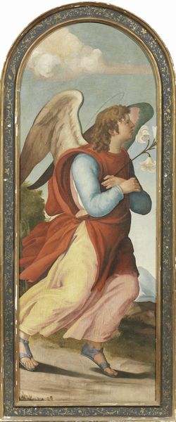Ignoto pittore marchigiano del XVI secolo : �Angelo annunciante� e �Madonna annunciata� (�Annunciazione dello studiolo�)  - Asta Importanti Dipinti Antichi - Associazione Nazionale - Case d'Asta italiane