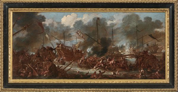 Cornelis de Wael (attr. a) : Battaglia navale  - Asta Importanti Dipinti Antichi - Associazione Nazionale - Case d'Asta italiane
