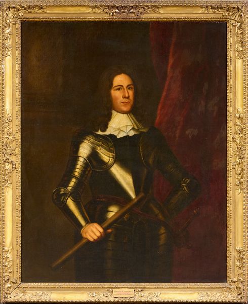 Scuola inglese fine XVII secolo : Ritratto di Henry Cromwell con corazza  - Asta Importanti Dipinti Antichi - Associazione Nazionale - Case d'Asta italiane