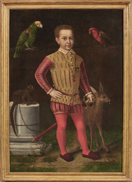 Scuola emiliana fine XVI secolo : Ritratto di giovane nobile  - Asta Importanti Dipinti Antichi - Associazione Nazionale - Case d'Asta italiane
