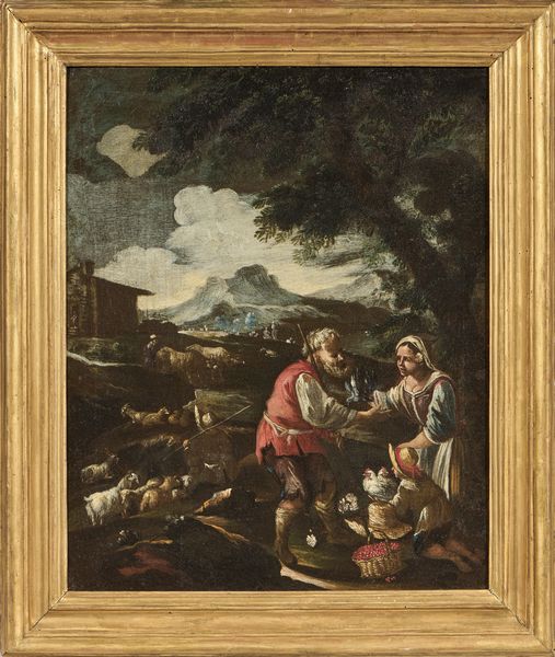 Pseudo-Vitali (attr. a) : Due opere raffiguranti �Scena di genere�  - Asta Importanti Dipinti Antichi - Associazione Nazionale - Case d'Asta italiane