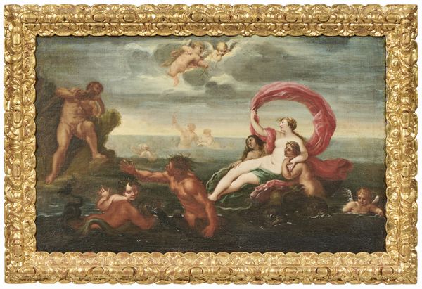 SCUOLA ROMANA DEL XVII SECOLO : Trionfo di Galatea  - Asta Importanti Dipinti Antichi - Associazione Nazionale - Case d'Asta italiane