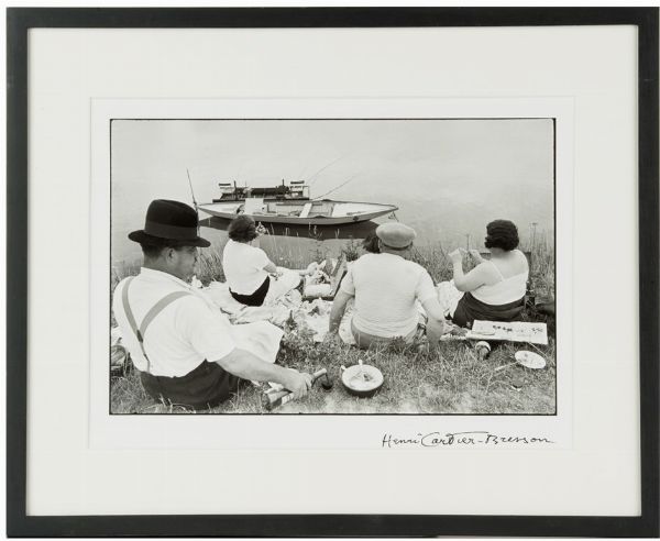 Henri Cartier-Bresson : On the banks of the Marne  - Asta Photographs from important european collections - Associazione Nazionale - Case d'Asta italiane