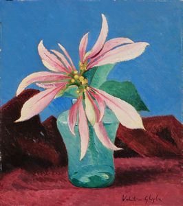 Valentino Ghiglia - Vaso con fiori