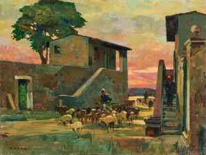 Renato Natali - Tramonto, ritorno all'ovile