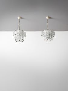 BAROVIER & TOSO - Due lampade a sospensione, Murano