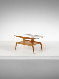 PONTI GIO (1891 - 1979) - Tavolino da salotto a due ripiani