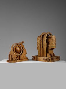 CODOGNOTTO FERDINANDO (n. 1940) - Due sculture a tutto tondo