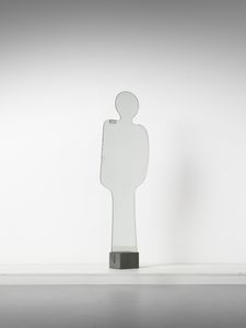 PLATANIA CLAUDIO (1922 - 2020) - Specchio mod. Narciso per nuova linea Acerbis Pierre Cardin, Italia
