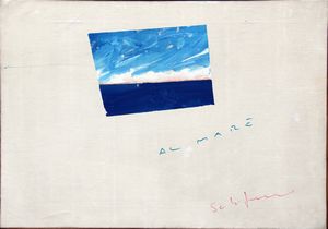 MARIO SCHIFANO - Al mare