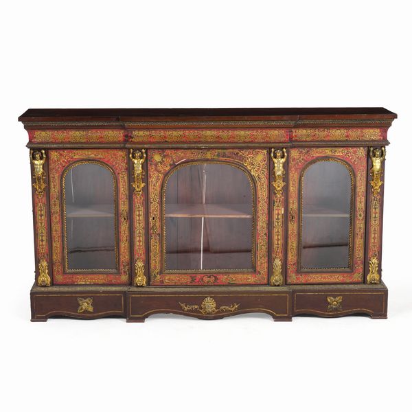 Credenza in legno stile Boulle. XIX secolo  - Asta Antiquariato - Associazione Nazionale - Case d'Asta italiane