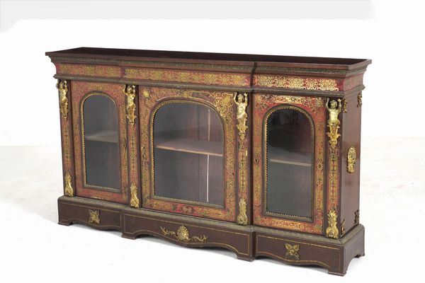 Credenza in legno stile Boulle. XIX secolo  - Asta Antiquariato - Associazione Nazionale - Case d'Asta italiane