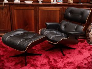 Charles & Ray Eames - Longue chair 670 con Ottomana 671
