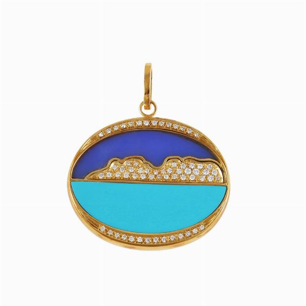 PENDENTE  - Asta Gioielli importanti e argenti  - Associazione Nazionale - Case d'Asta italiane