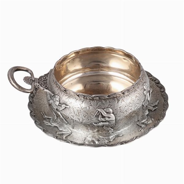 CIOTOLA PORRIDGE CON PIATTINO, TIFFANY & Co.  - Asta Gioielli importanti e argenti  - Associazione Nazionale - Case d'Asta italiane