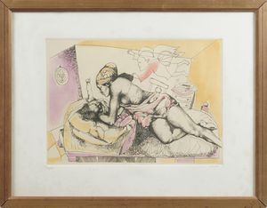 Ugo Attardi - Senza titolo, 1987