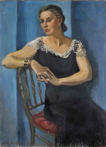 Marthe Ternand - Dama in blu