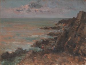 MARIO BORGIOTTI - Scogliera a Nervi