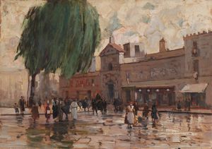 Giuseppe Rispoli - Veduta di citt�