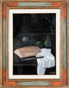 Quinto Martini - Natura morta con pane