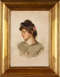 ALESSANDRO ZEZZOS - Ritratto di fanciulla