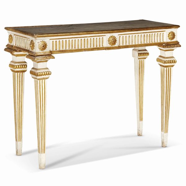 CONSOLE, TOSCANA, SECONDA MET� SECOLO XVIII  - Asta INTERNATIONAL FINE ART - Associazione Nazionale - Case d'Asta italiane