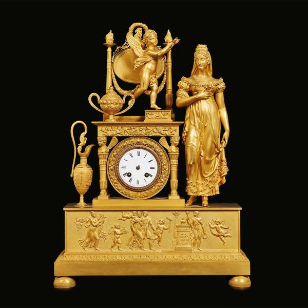 OROLOGIO DA CAMINO, FRANCIA, SECOLO XIX  - Asta INTERNATIONAL FINE ART - Associazione Nazionale - Case d'Asta italiane