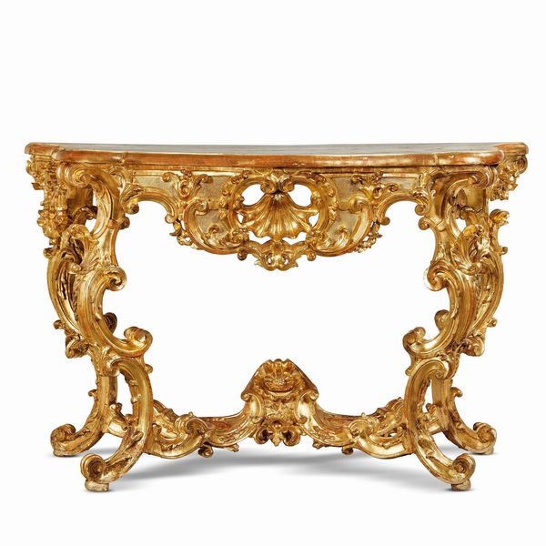 CONSOLE, TOSCANA, SECOLO XVIII  - Asta INTERNATIONAL FINE ART - Associazione Nazionale - Case d'Asta italiane